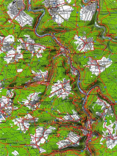 Wanderwege in und um Unterreichenbach